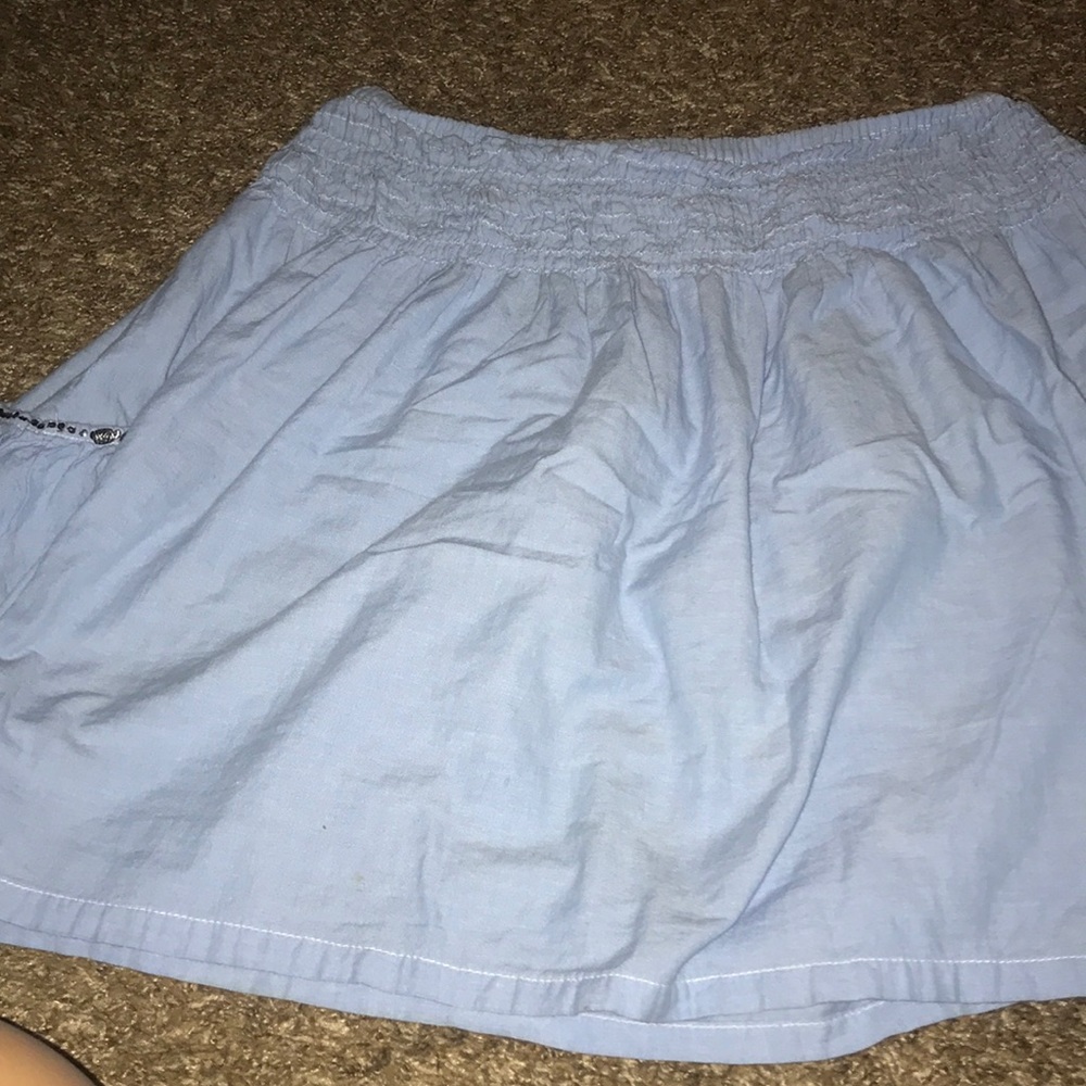 Blue skirt